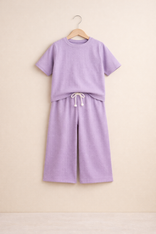 Lavender Ease Co-ord Set – Soft Cotton Comfort Wear
