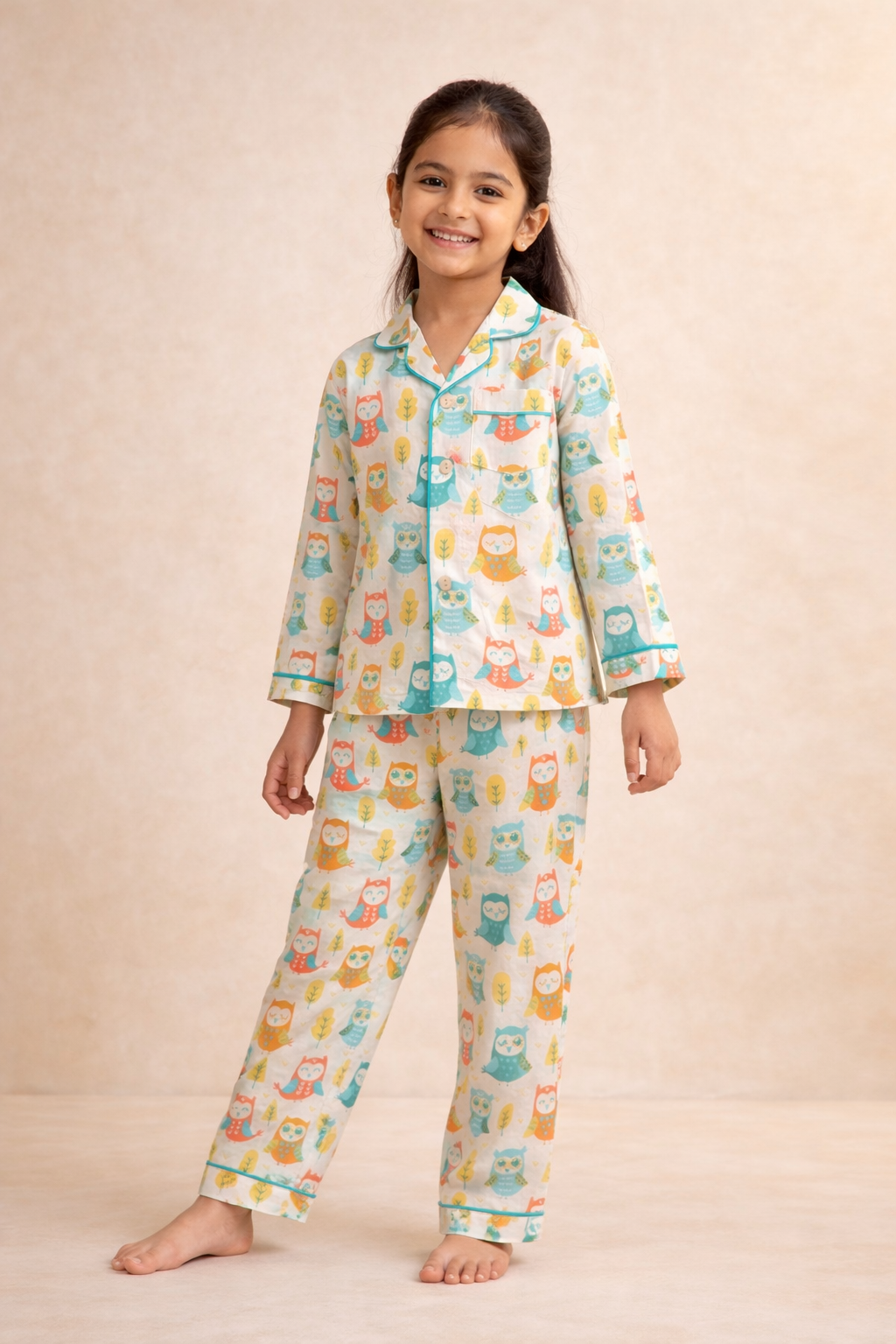 Whispering Owl Nightsuit Set
