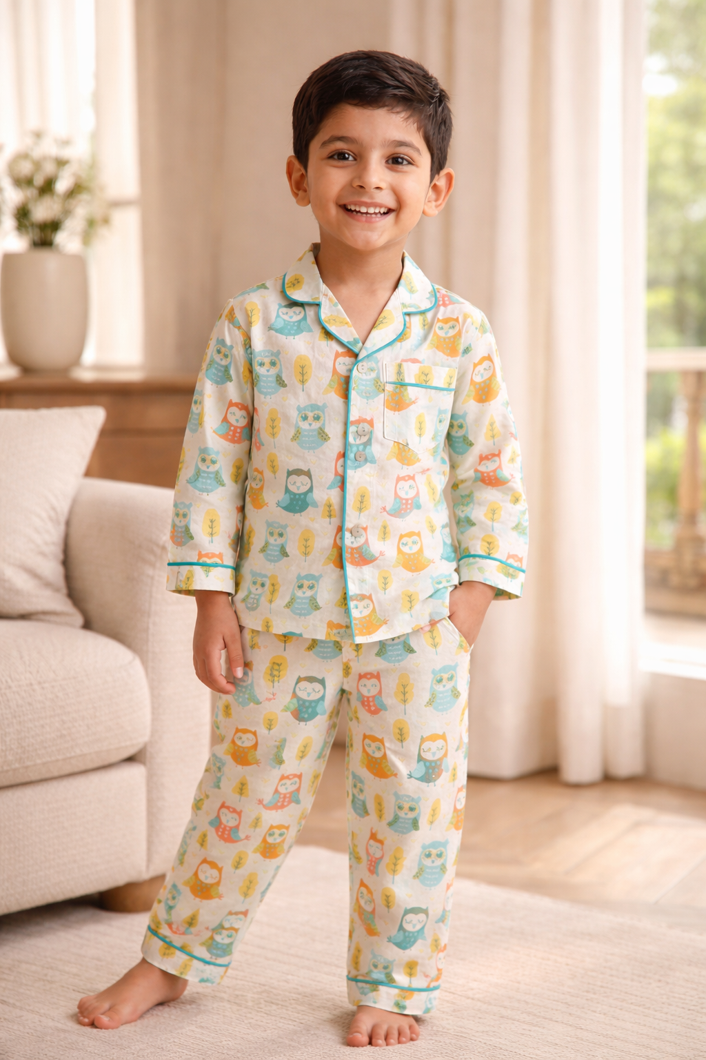 Whispering Owl Nightsuit Set